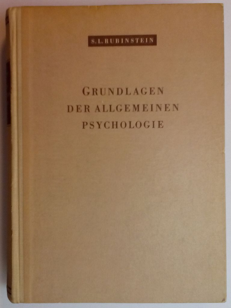 S. L. Rubinstein: Grundlagen der Allgemeinen Psychologie - 1. kép