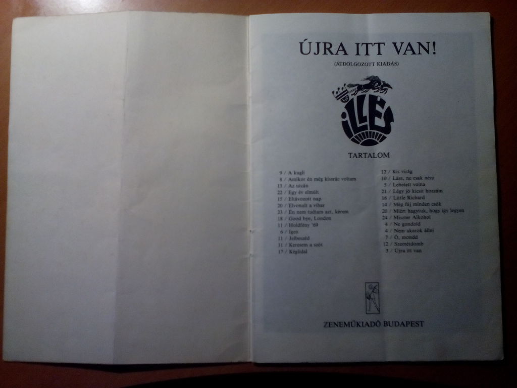 Illés. Újra itt van! Átdolgozott kiadás : kották - 2. kép