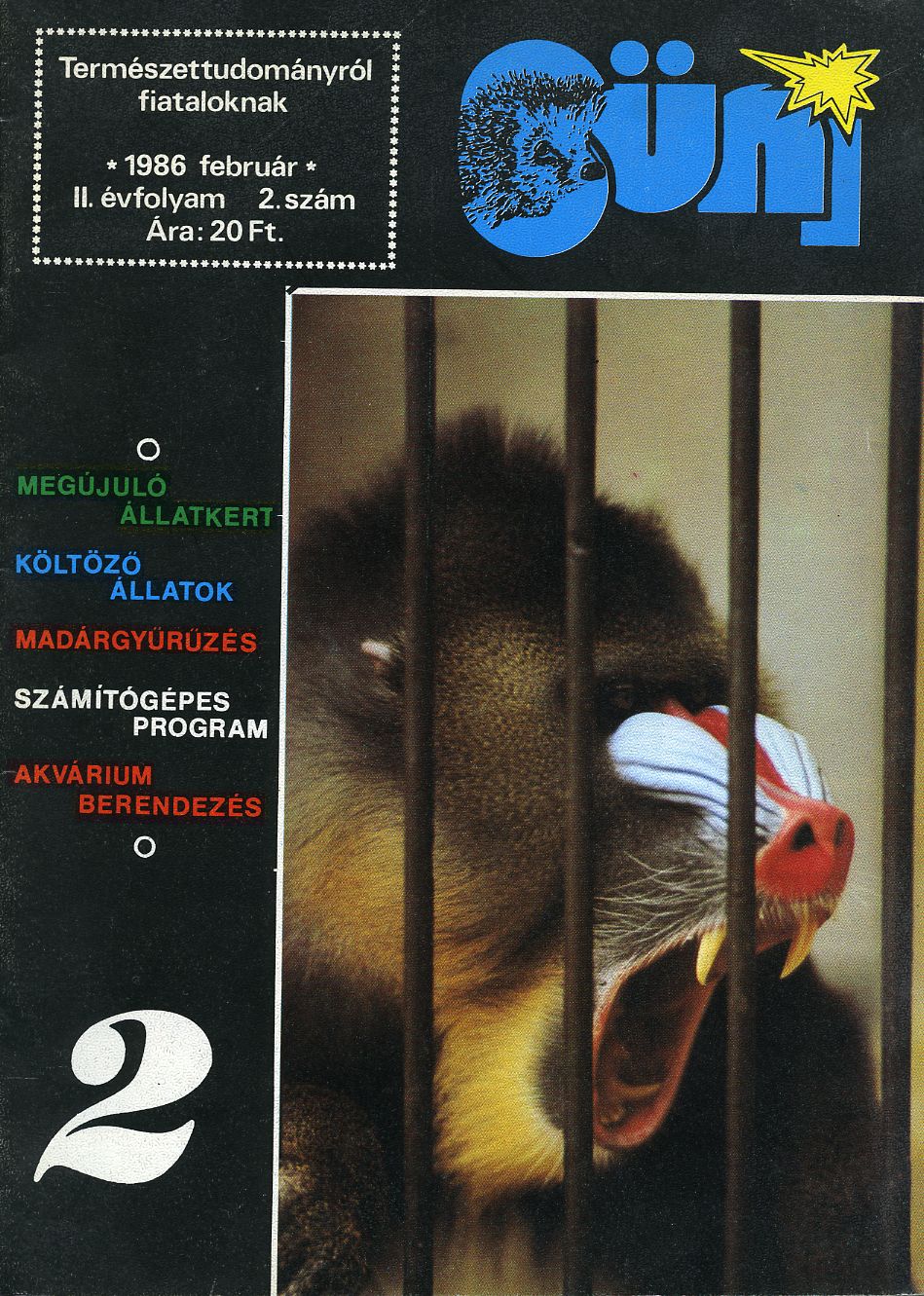 Süni. Természettudomány fiataloknak 1986. március, II. évf. 2. szám - 1. kép