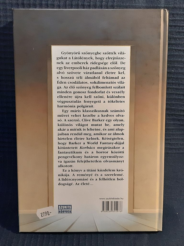 Clive Barker: Korbács - 2. kép