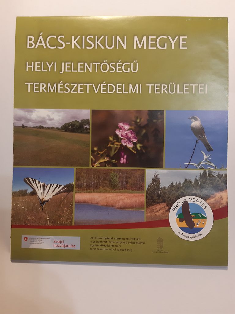 Haraszthy László, Karsa Dóra, Schmidt Hajnalka: Bács-Kiskun megye helyi jelentőségű természetvédelmi területei (környezetvédelmi térkép) - 1. kép