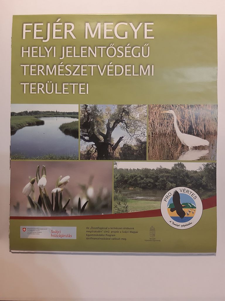 Haraszthy László, Karsa Dóra, Schmidt Hajnalka: Fejér megye helyi jelentőségű természetvédelmi területei (környezetvédelmi térkép) - 1. kép