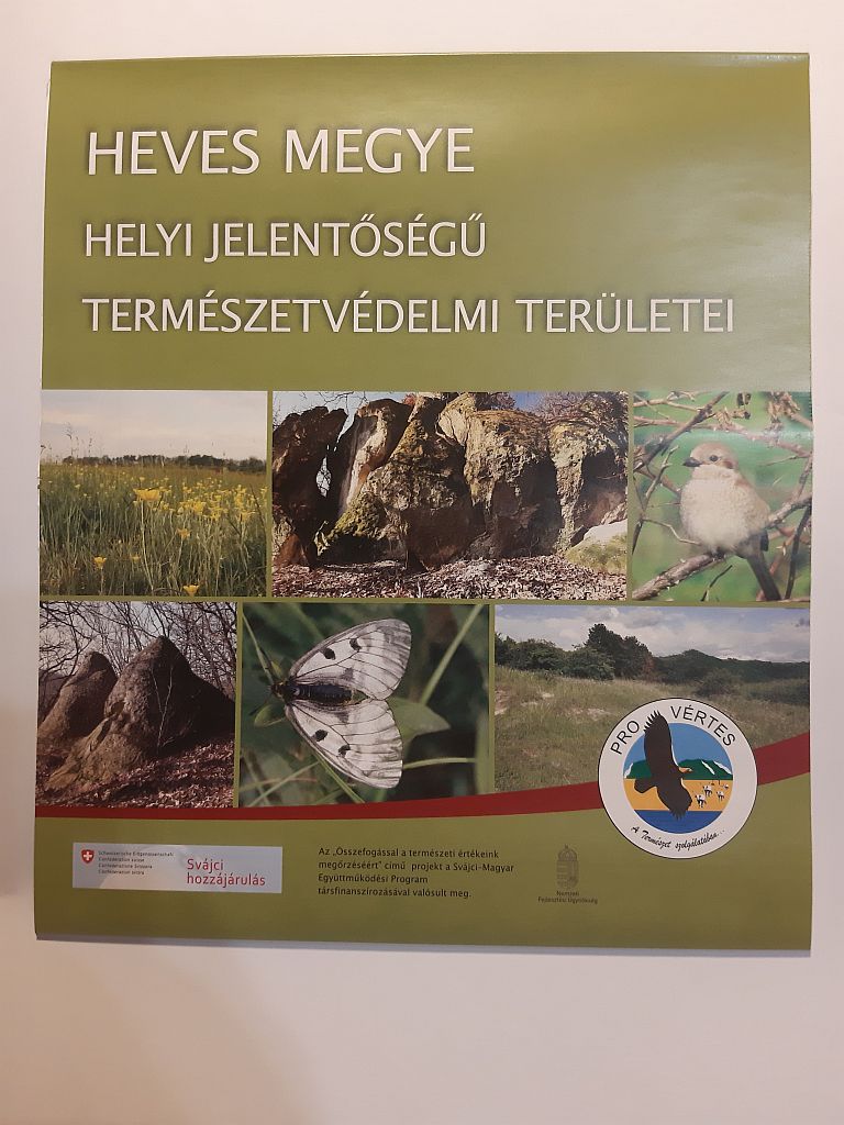 Haraszthy László, Karsa Dóra, Schmidt Hajnalka: Heves megye helyi jelentőségű természetvédelmi területei (környezetvédelmi térkép) - 1. kép