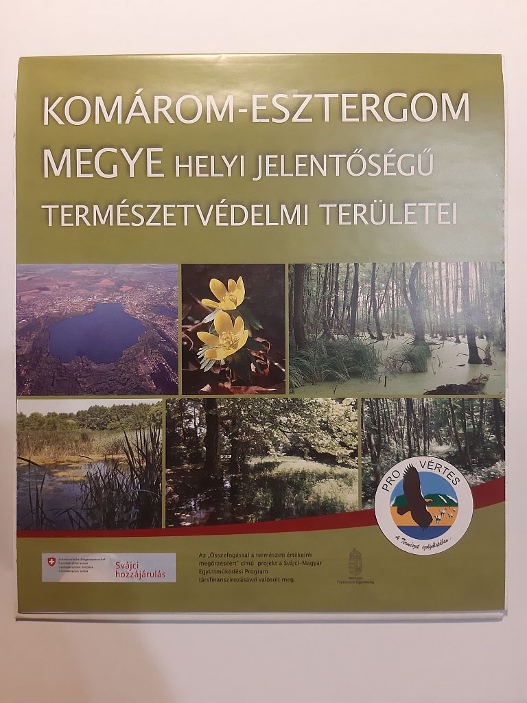 Haraszthy László, Karsa Dóra, Schmidt Hajnalka: Komárom-Esztergom megye helyi jelentőségű természetvédelmi területei (környezetvédelmi térkép) - 1. kép