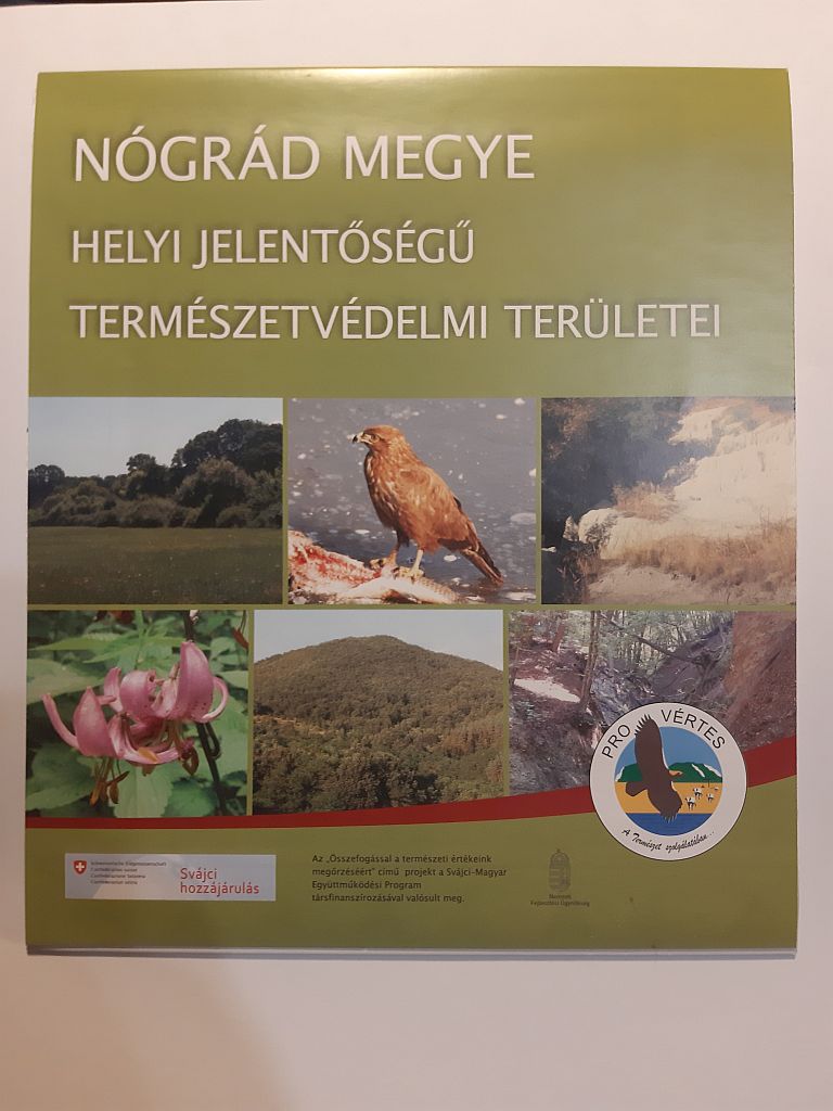 Haraszthy László, Karsa Dóra, Schmidt Hajnalka: Nógrád megye helyi jelentőségű természetvédelmi területei (környezetvédelmi térkép) - 1. kép