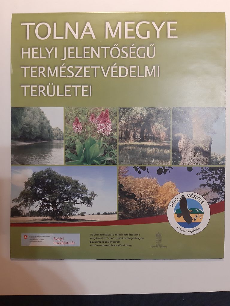 Haraszthy László, Karsa Dóra, Schmidt Hajnalka: Tolna megye helyi jelentőségű természetvédelmi területei (környezetvédelmi térkép) - 1. kép