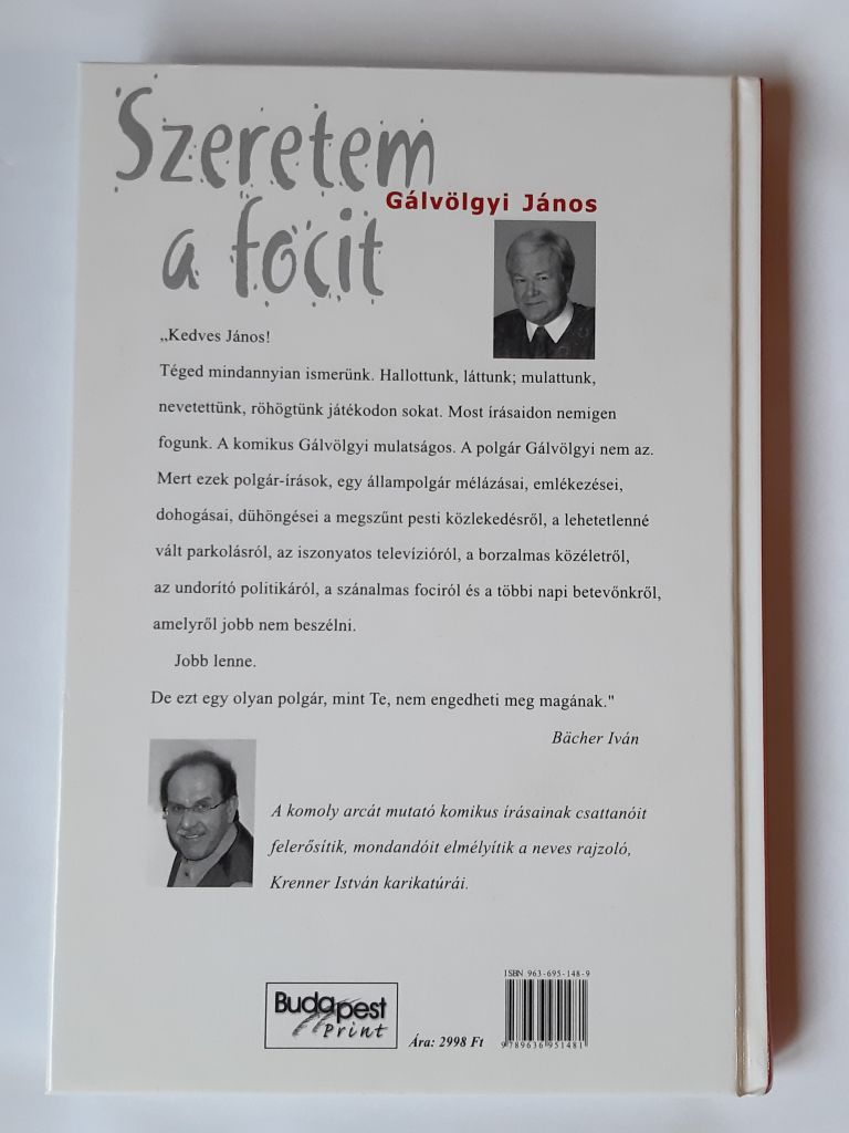 Gálvölgyi János: Szeretem a focit - 2. kép