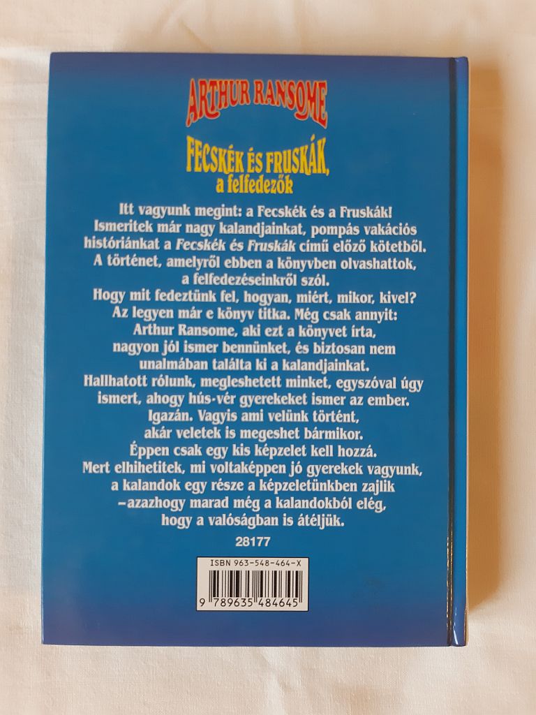 Arthur Ransome: Fecskék és Fruskák, a felfedezők - 2. kép