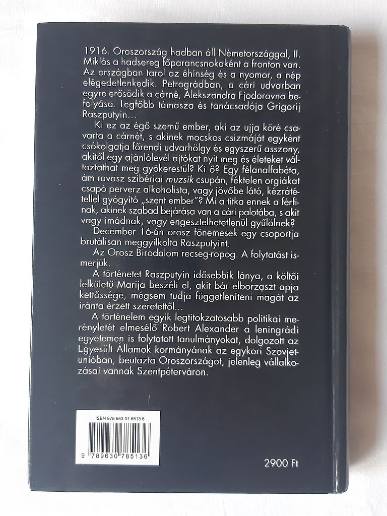 Robert Alexander: Raszputyin lánya - 3. kép