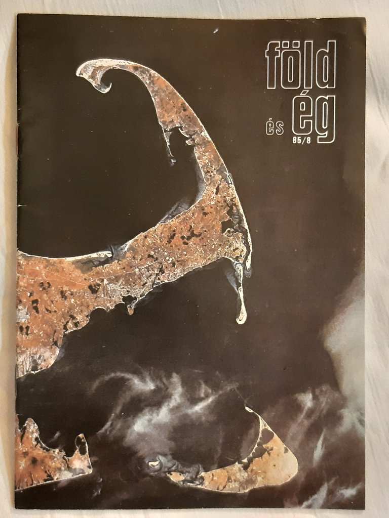 Föld és ég, 20. évf. 8. szám, 1985. augusztus - 1. kép