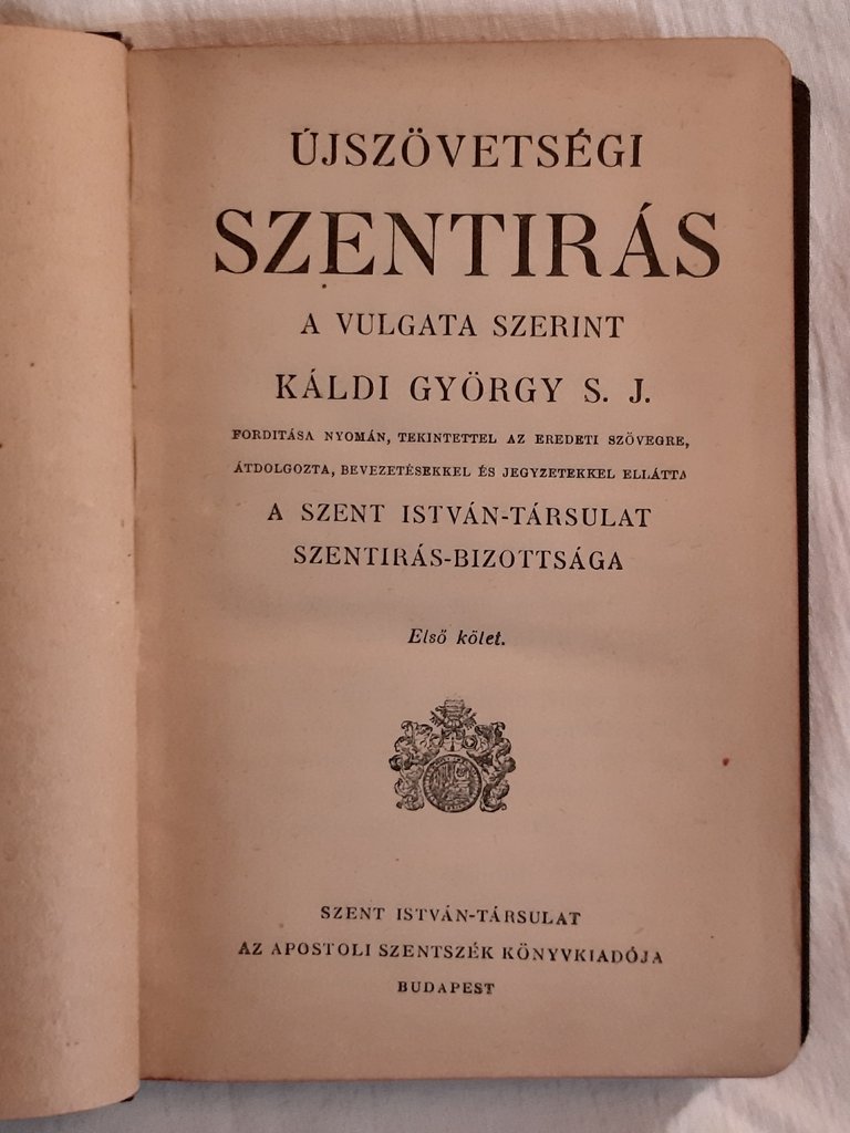 Újszövetségi Szentírás a Vulgata szerint : első kötet - 1. kép