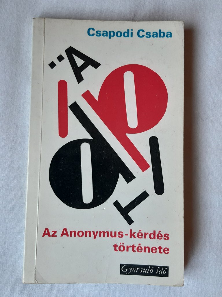 Csapodi Csaba: Az Anonymus-kérdés története - 1. kép