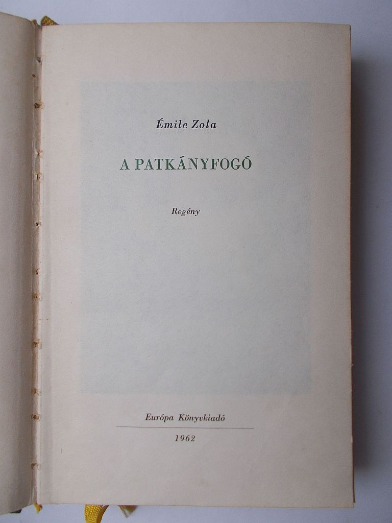 Émile Zola: A patkányfogó - 1. kép