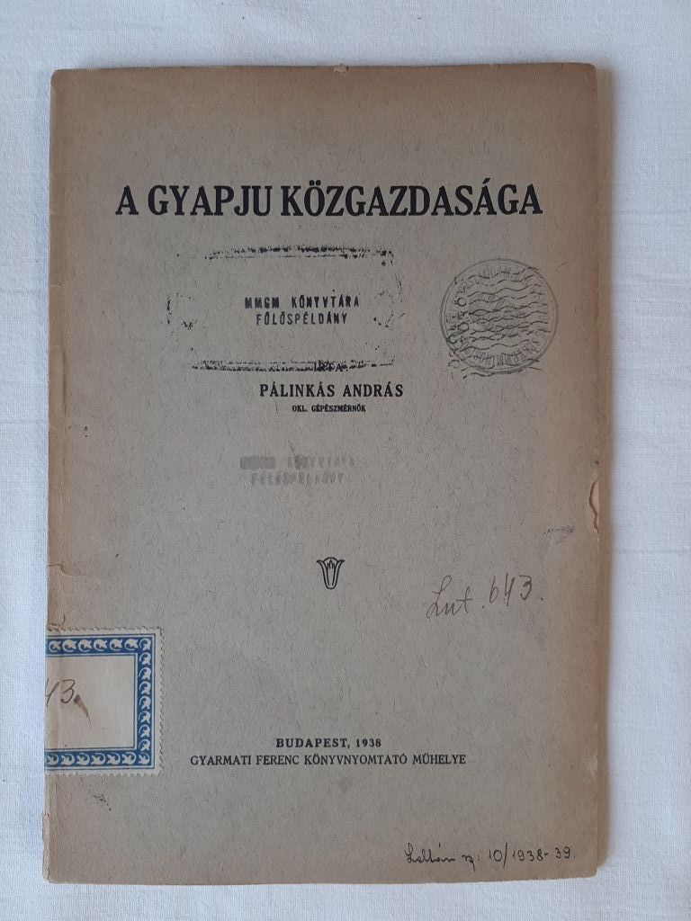 Pálinkás András: A gyapju közgazdasága - 1. kép