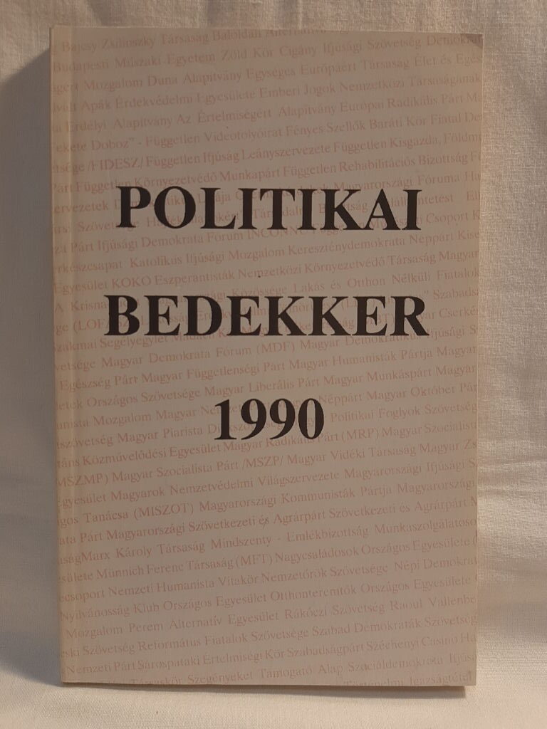 Politikai bedekker 1990 - 1. kép