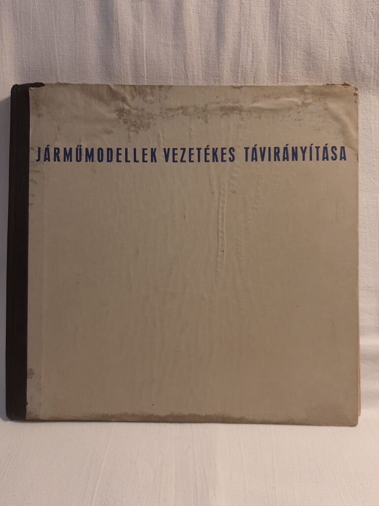 Petrik Ottó: Járműmodellek vezetékes távirányítása - 1. kép