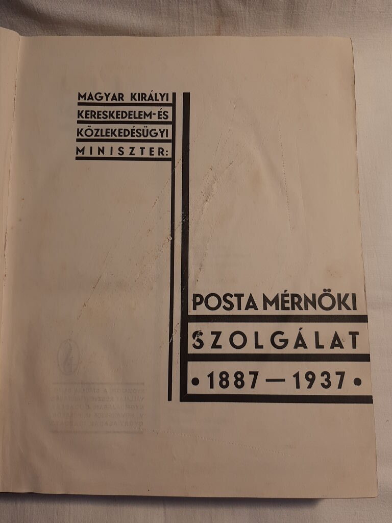 Rimótzy Mihály, Hajnóczy Vilmos, Magyari Endre, Flanek Tibor (szerk.): 50 évi postamérnöki szolgálat - 3. kép