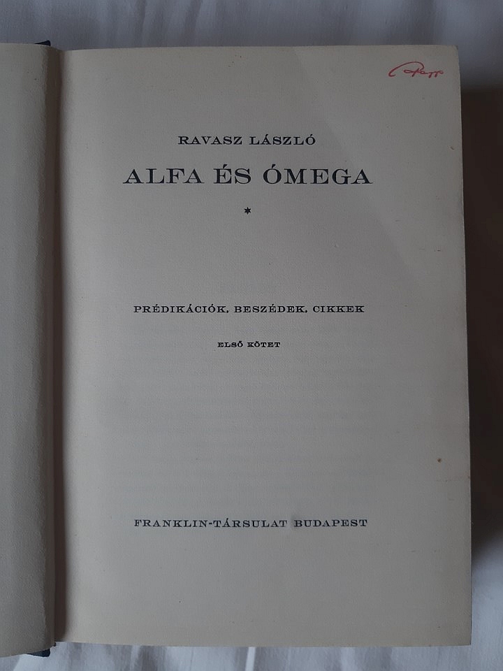 Ravasz László: Alfa és ómega - 3. kép