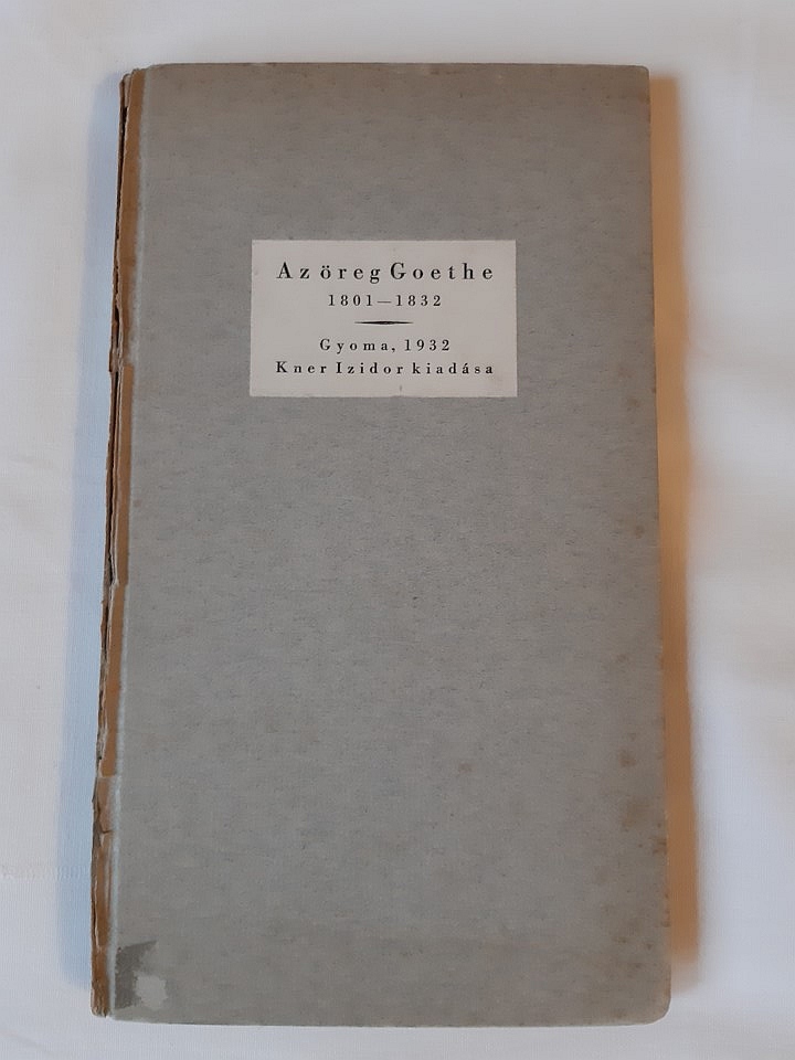Az öreg Goethe 1801-1832 - 1. kép