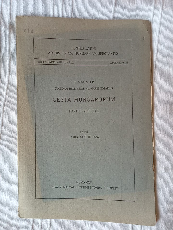 P. Magister: Gesta hungarorum - 1. kép