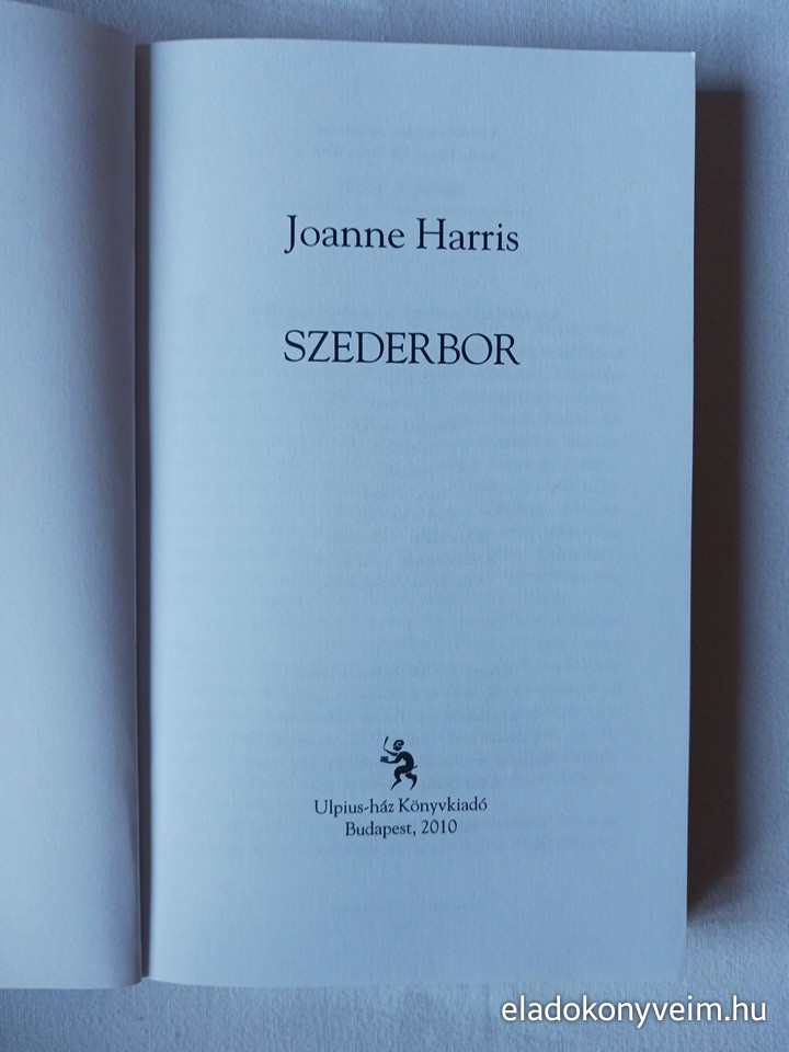 Joanne Harris: Szederbor - 2. kép