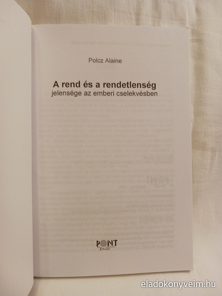 Polcz Alaine: A rend és a rendetlenség - 2. kép