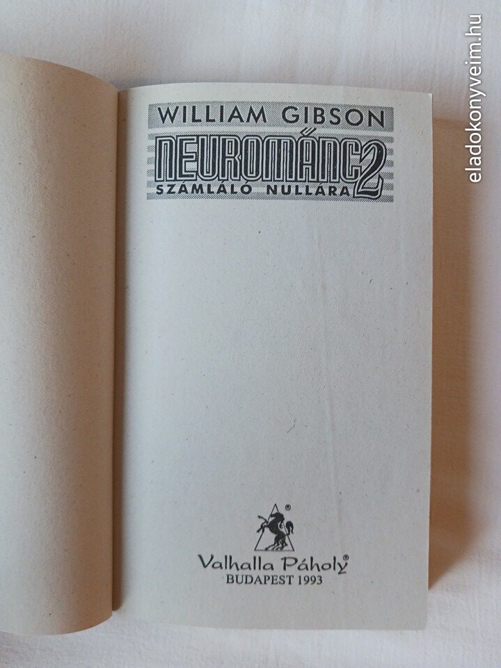William Gibson: Számláló nullára - 3. kép