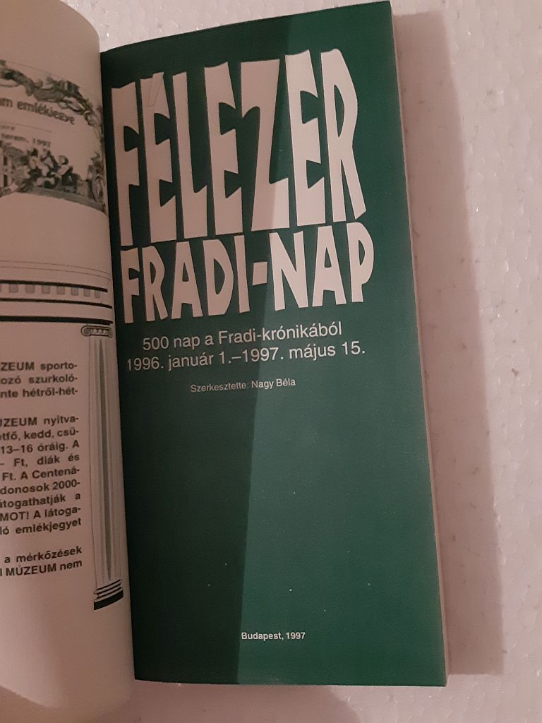 Nagy Béla: Félezer Fradi-nap - 2. kép