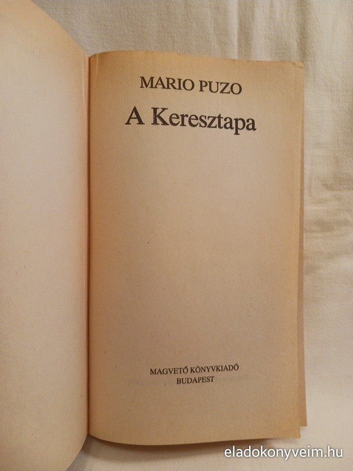 Mario Puzo: A Keresztapa - 2. kép
