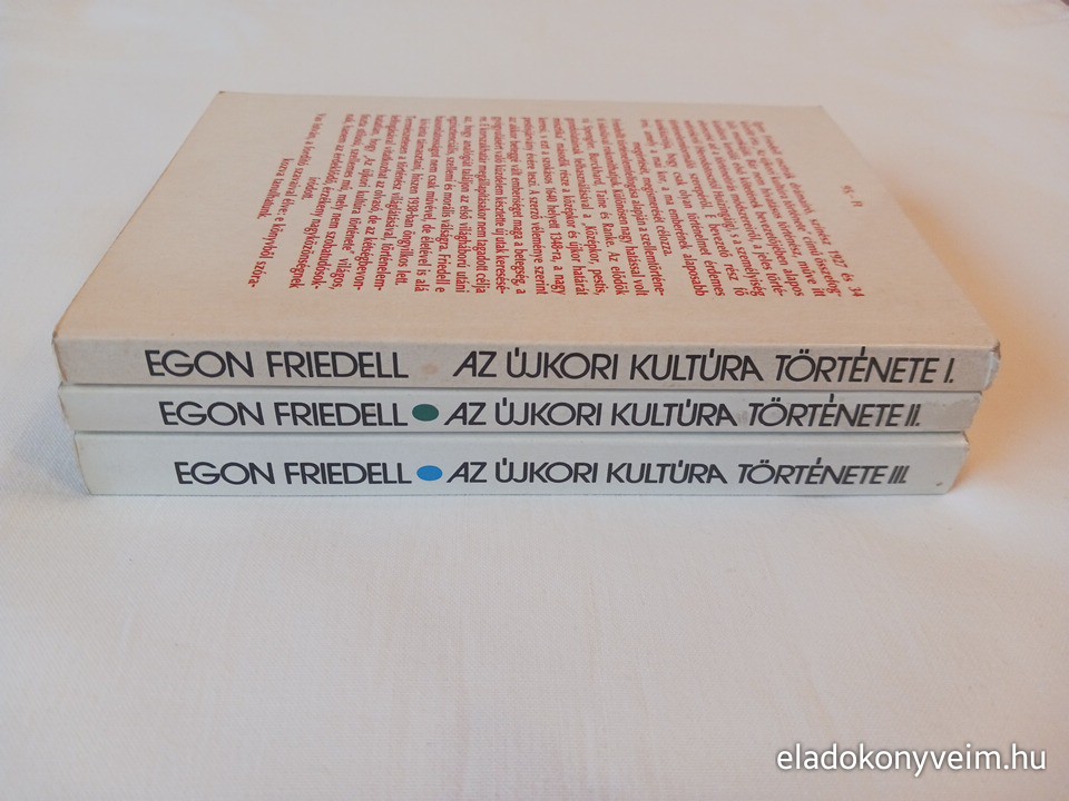 Egon Friedell: Az újkori kultúra története I-III. - 2. kép