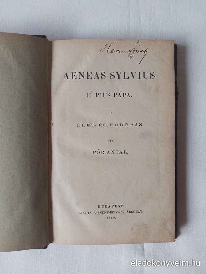 Pór Antal: Aeneas Sylvius - 2. kép