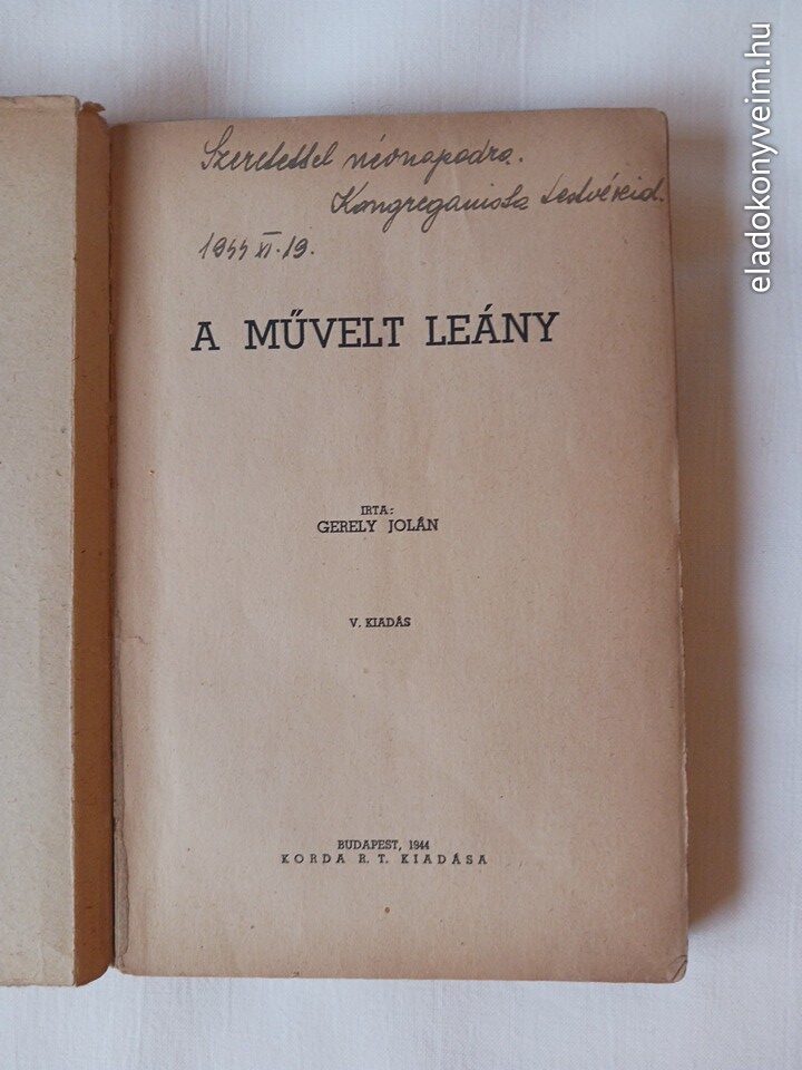 Gergely Jolán: A művelt leány - 2. kép