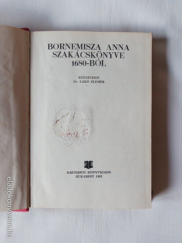 Bornemisza Anna szakácskönyve 1680-ból - 3. kép