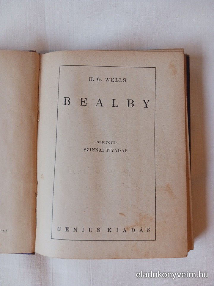 H. G. Wells: Bealby - 2. kép
