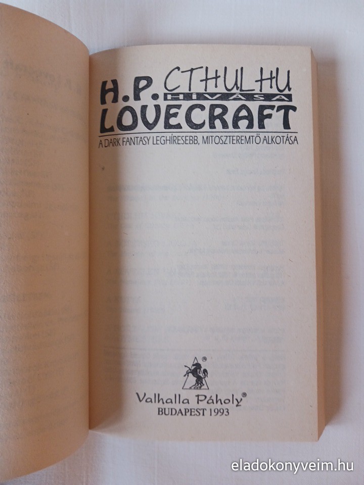 H. P. Lovecraft: Cthulhu hívása - 2. kép