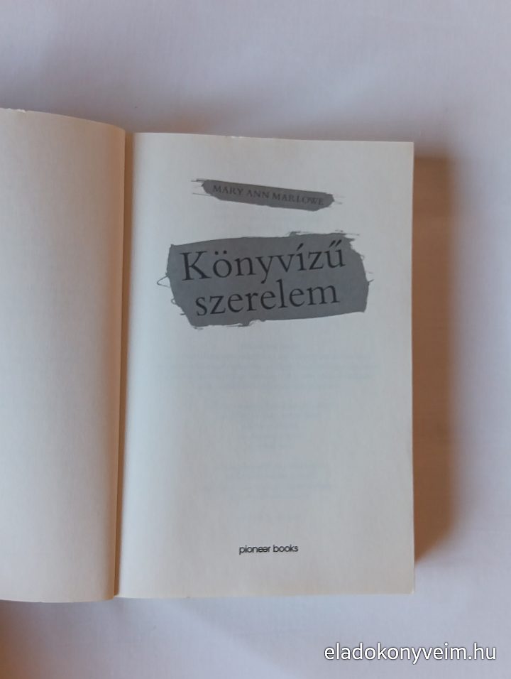 Mary Ann Marlowe: Könyvízű szerelem - 2. kép