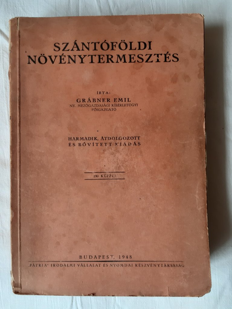 Grábner Emil: Szántóföldi növénytermesztés - 1. kép