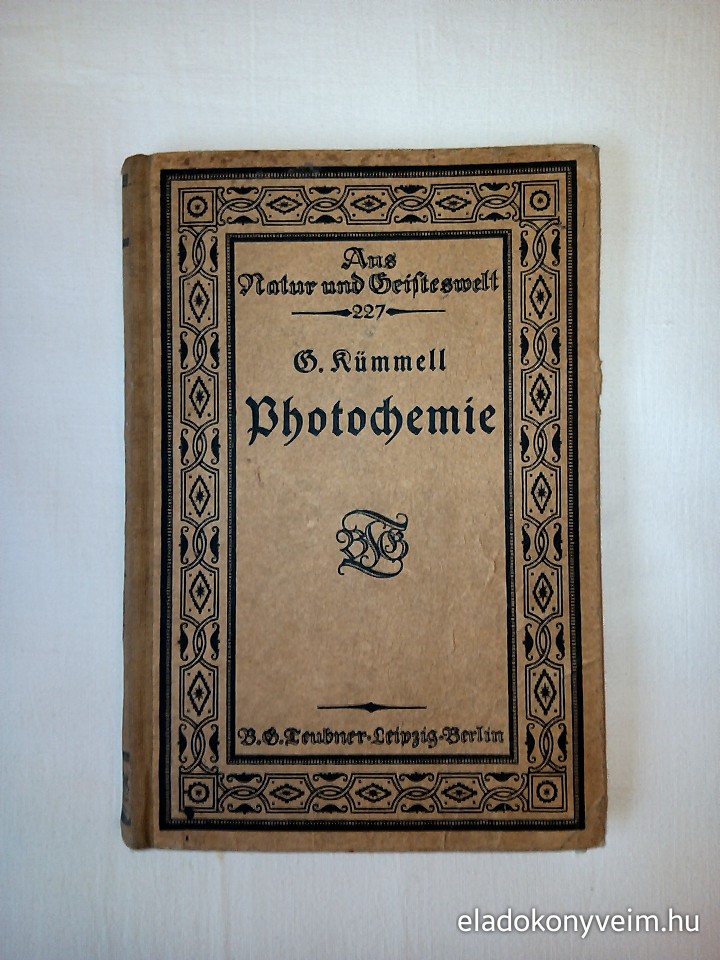 Gottfried Kümmel: Photochemie - 1. kép