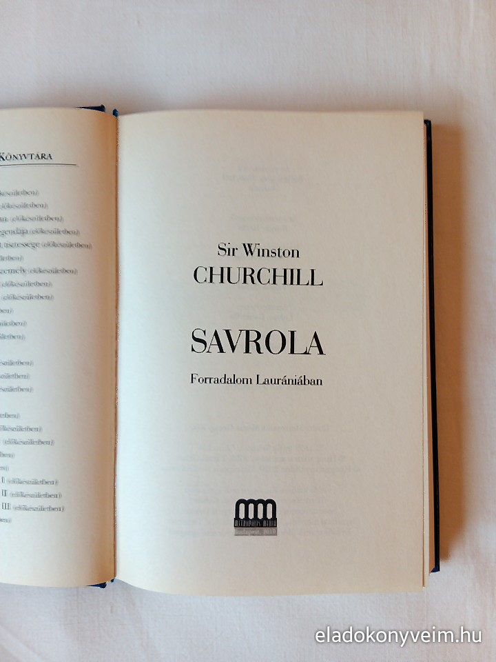 Winston S. Churchill: Savrola - 2. kép