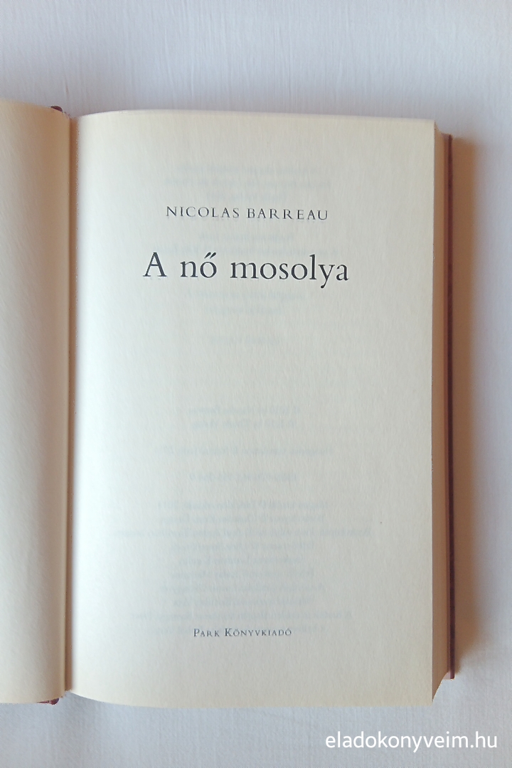 Nicolas Barreau: A nő mosolya - 2. kép