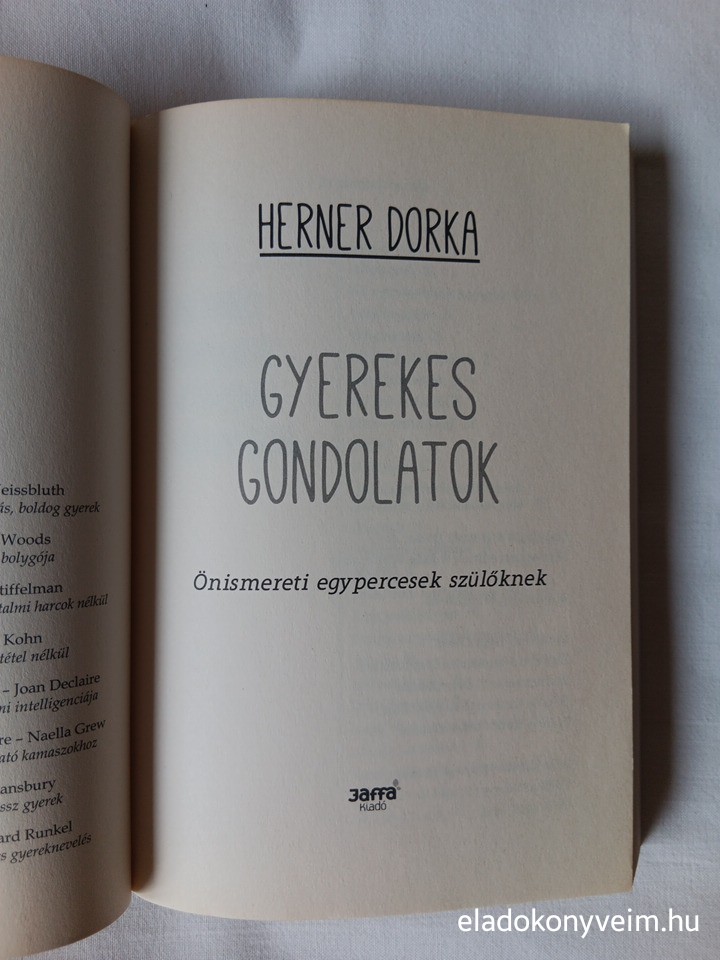 Herner Dorka: Gyerekes gondolatok - 2. kép