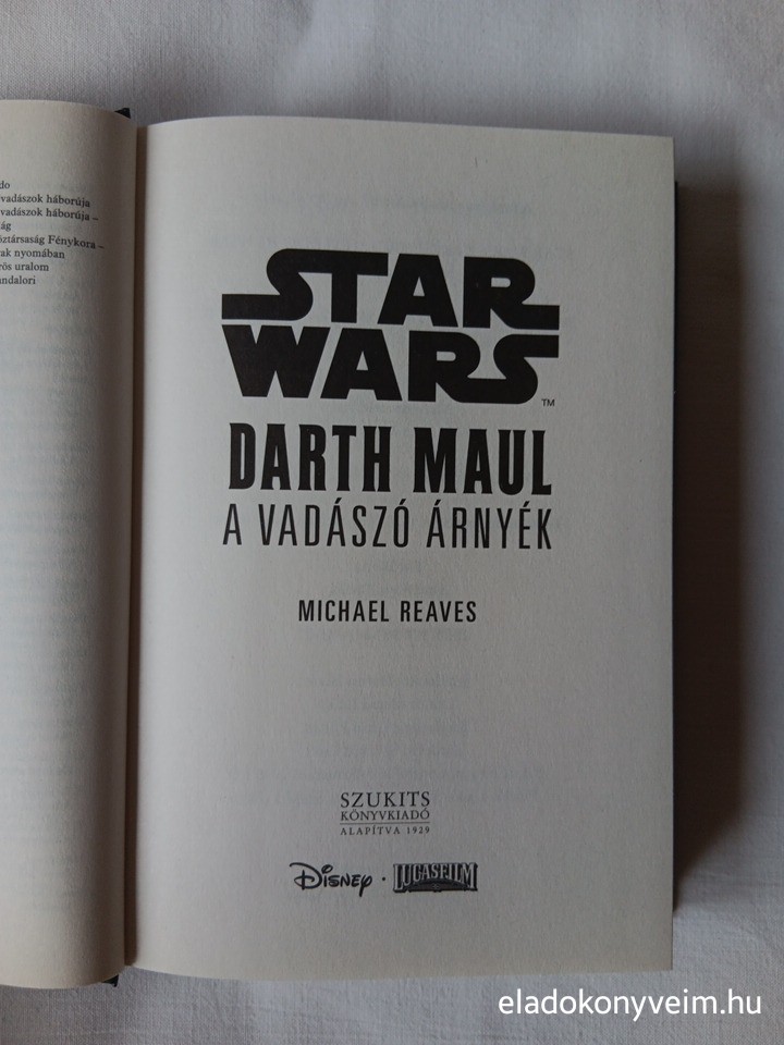 Michael Reaves: Darth Maul - 3. kép