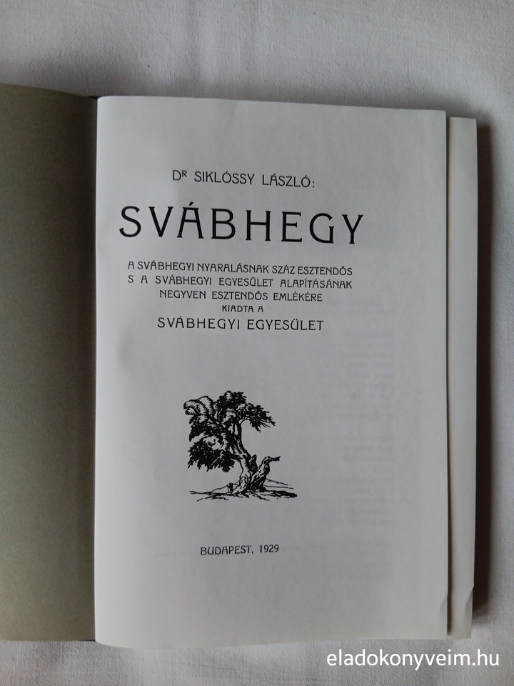 Siklóssy László: Svábhegy - 2. kép