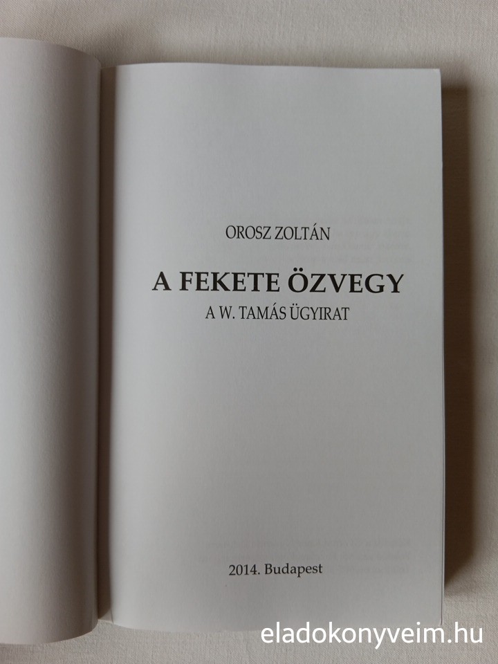 Orosz Zoltán: A fekete özvegy - 2. kép