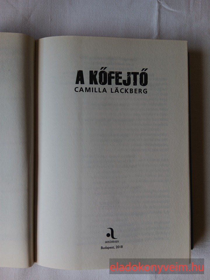 Camilla Läckberg: A kőfejtő - 2. kép