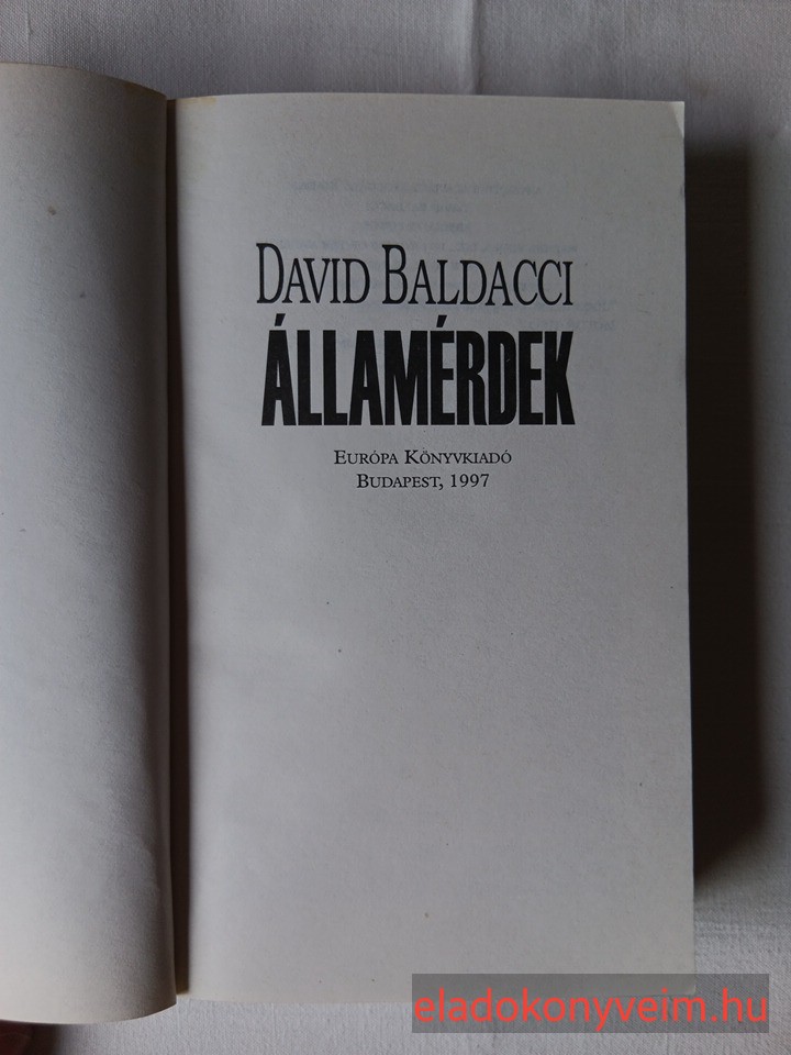 David Baldacci: Államérdek - 2. kép
