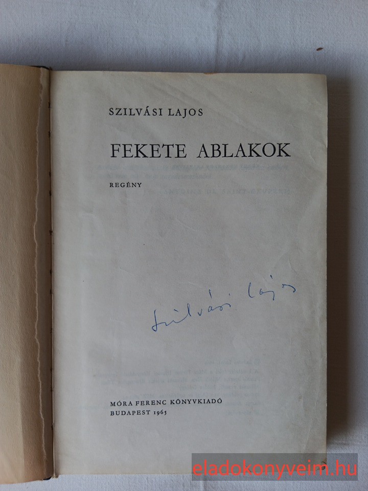 Szilvási Lajos: Fekete ablakok - 2. kép