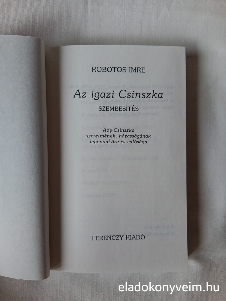 Robotos Imre: Az igazi Csinszka - 2. kép
