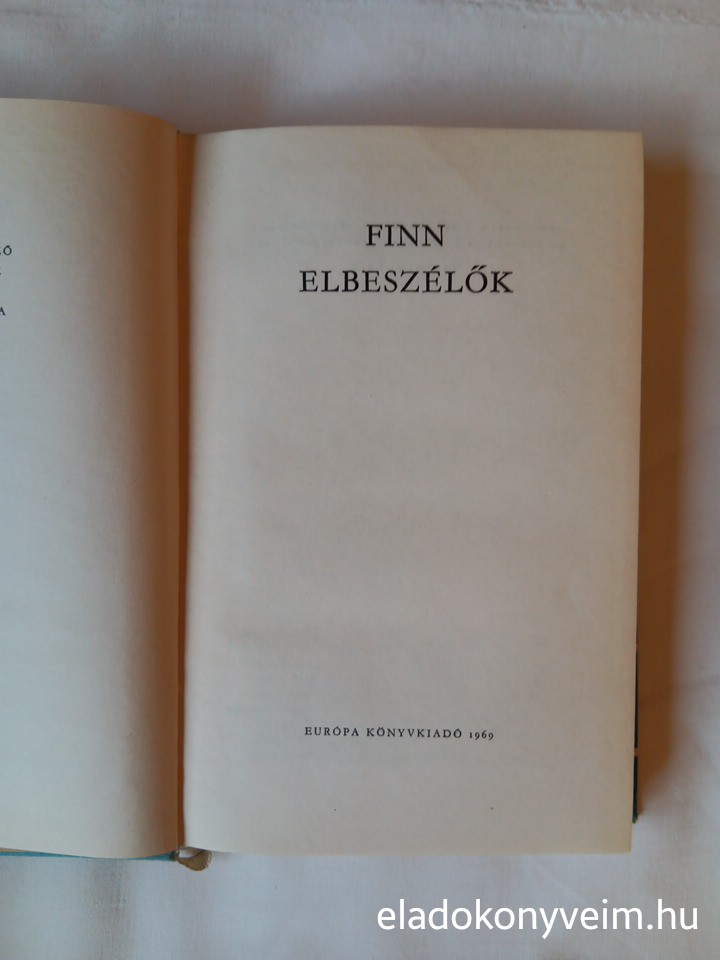 Vászolyi Erik: Finn elbeszélők - 3. kép