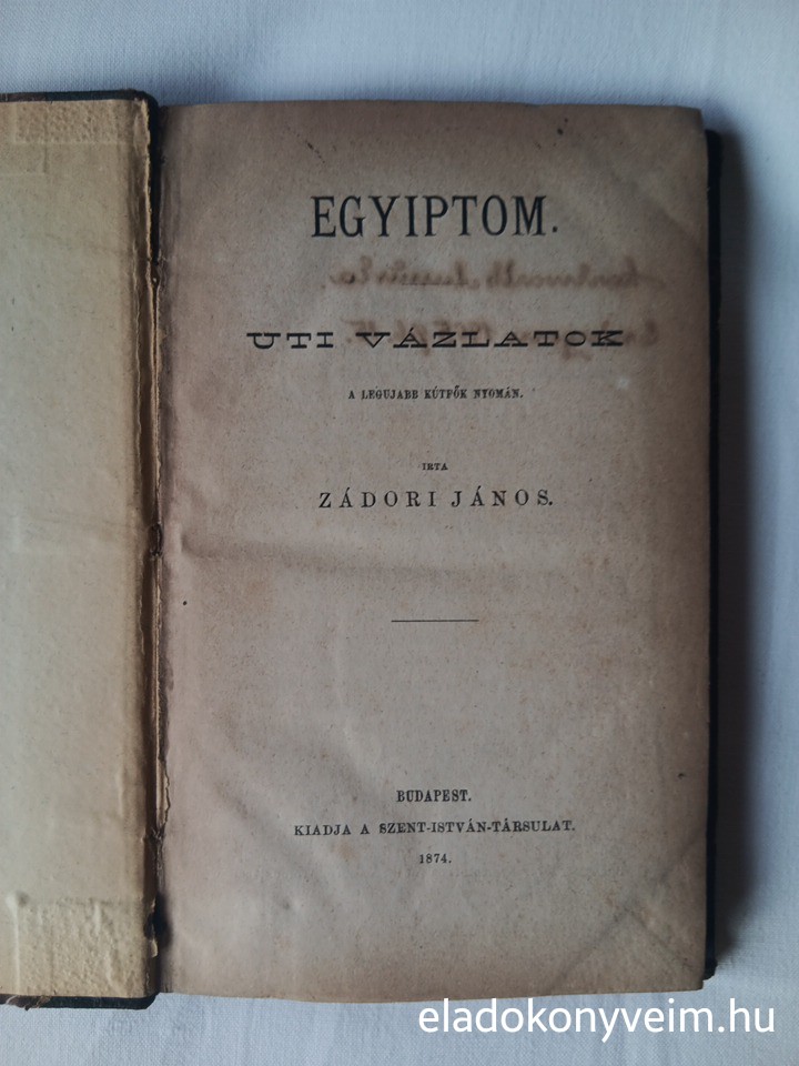 Zádori János: Egyiptom - 1. kép